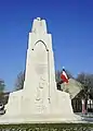 The 1914-1918 war memorial.