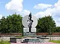 Monument dedicated to victims of years 1932–1933 famine in Vyshhorod, Ukraine. The authors are Boris Krylov and Oles Sydoruk