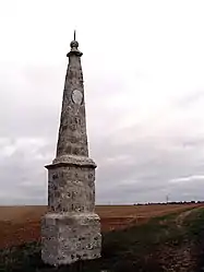 A Paris meridian marker in Manchecourt