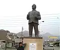 Monument to ex-mayor Alfonso Barrantes