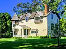 Residence and studio of artist Thomas Moran; operated as house museum