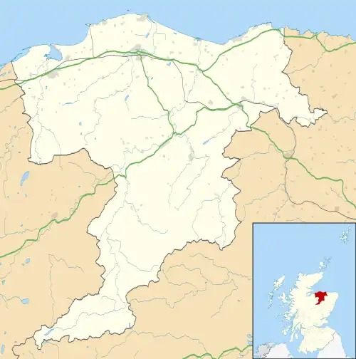 Cabrach is located in Moray