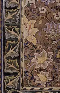 Redcar carpet design by Morris (1881–85)