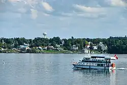 Morristown as seen across the St. Lawrence River