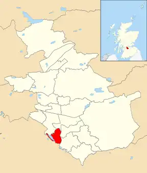 Location of the ward