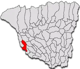 Location in Gorj County