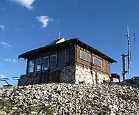 Mount Holmes Fire Lookout photographed in 2012, intact