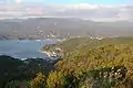 Mountains and sea in Nishiumi.