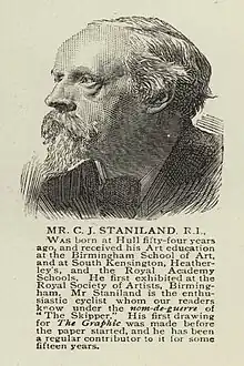 C. J. Staniland, in 1890