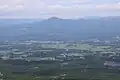 Seen from the west. Taken from Mount Iwate