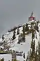 View of the existing weather observatory at the former site of the Sulphur Mountain Cosmic Ray Station