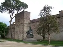 Northern side of the wall of Campi Bisenzio