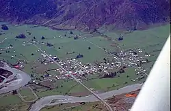 Aerial view of Murchison in 1978