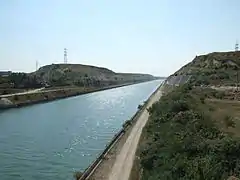 Danube–Black Sea Canal at Murfatlar