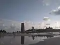 Murudeshwar temple from beach