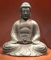 Yakushi Nyorai (the Healing Buddha) – This Buddha (and two other center pieces) originate from a mausoleum for the Togukawa shoguns at the Zōjōji temple in Edo.