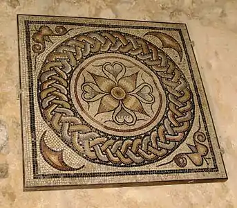 Gallo-Roman mosaic in the Sens Museum