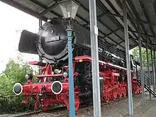 The steam train at Salzbergen