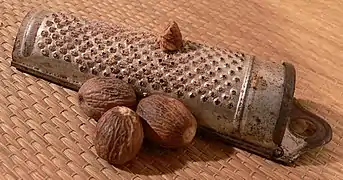 A nutmeg grater