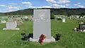 Headstone of Myrl Shoemaker located in Twin Township Cemetery in Bourneville, Ohio.