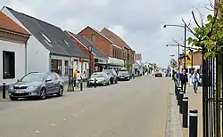 The main street in Nørre Nebel