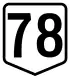 Route 78 shield