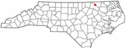 Location of SouthWeldon, North Carolina