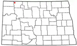 Location of Larson, North Dakota