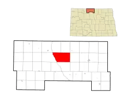 Location of Eidsvold Township