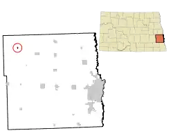 Location of Page, North Dakota