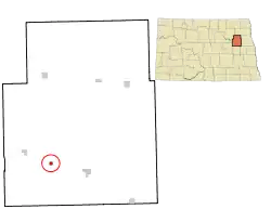 Location of Pekin, North Dakota