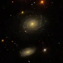 NGC 1 and NGC 2 by SDSS