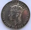 George VI (2nd type) Omits INDIAE IMP (1949–1952)