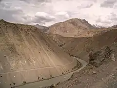 Spiti River from Mane road