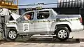 Front full-width crash test of a 2006 Honda Ridgeline