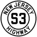 Route S3 marker