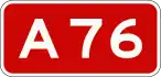 A76 motorway shield}}