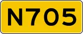 Provincial highway 705 shield}}