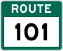 Route 101 marker