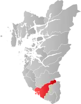 Eigersund within Rogaland