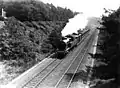 NS 6104 with a passenger train at Baarn. (10-06-1938)