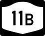 New York State Route 11B marker