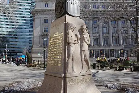 Netherland Monument, 1926, Battery Park, Manhattan, U.S.