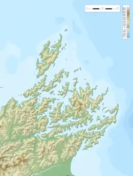 Location of Queen Charlotte Sound / Tōtaranui