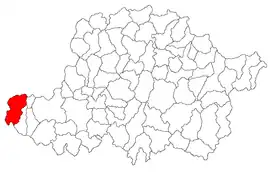 Location in Arad County