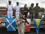 Naval officers and marines of the Namibian Navy