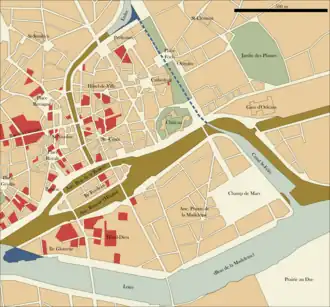 Map of Nantes