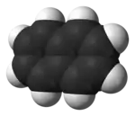 Spacefill model of naphthalene