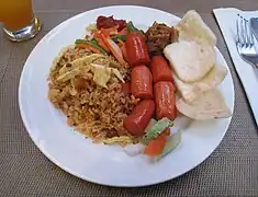 Nasi goreng istimewa, special fried rice