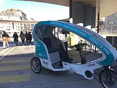 Shuttle taxi-bike at HUG